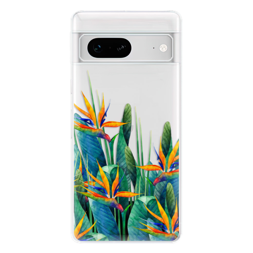 Odolné silikónové puzdro iSaprio - Exotic Flowers - Google Pixel 7 5G