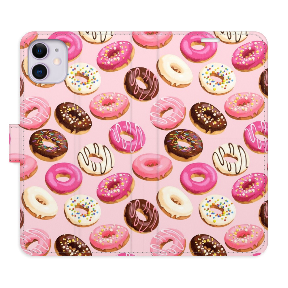 Flipové puzdro iSaprio - Donuts Pattern 03 - iPhone 11