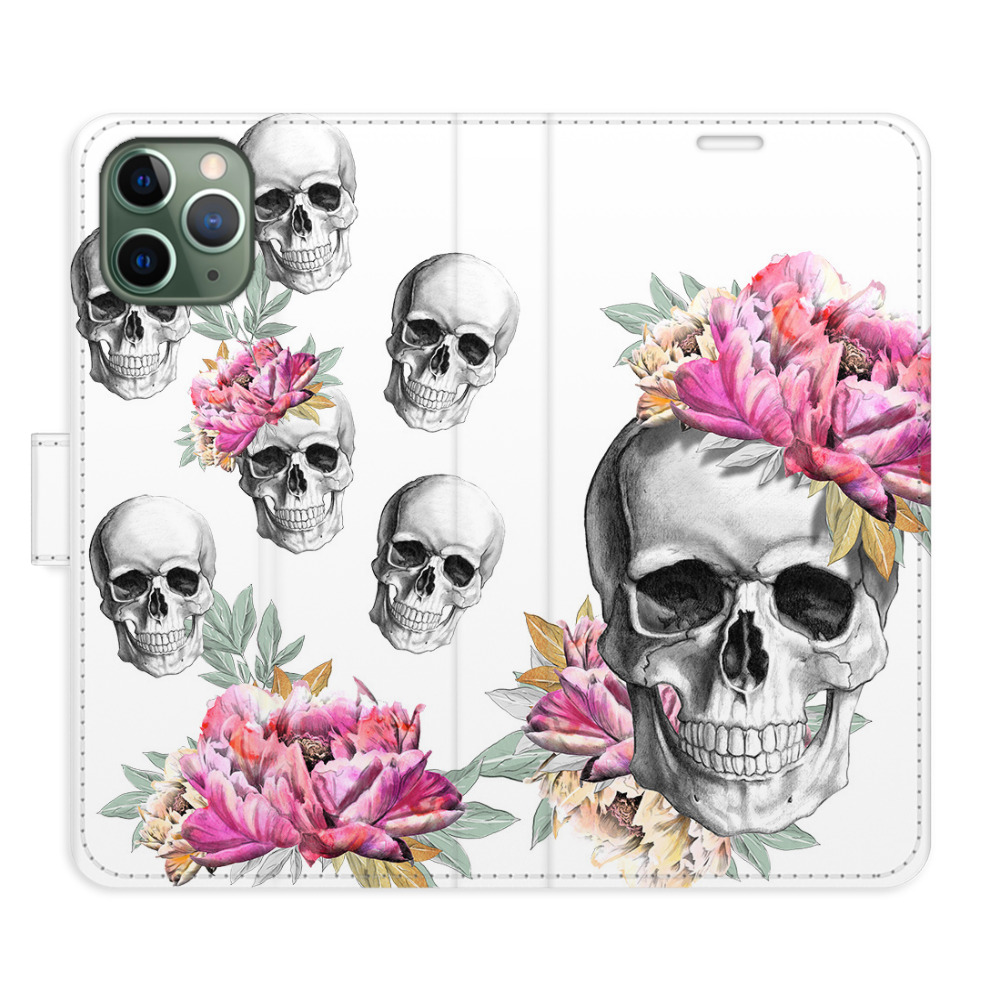 Flipové puzdro iSaprio - Crazy Skull - iPhone 11 Pro
