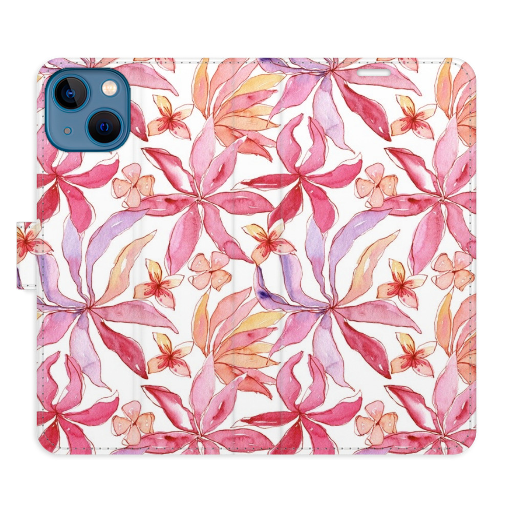 Flipové puzdro iSaprio - Flower Pattern 10 - iPhone 13