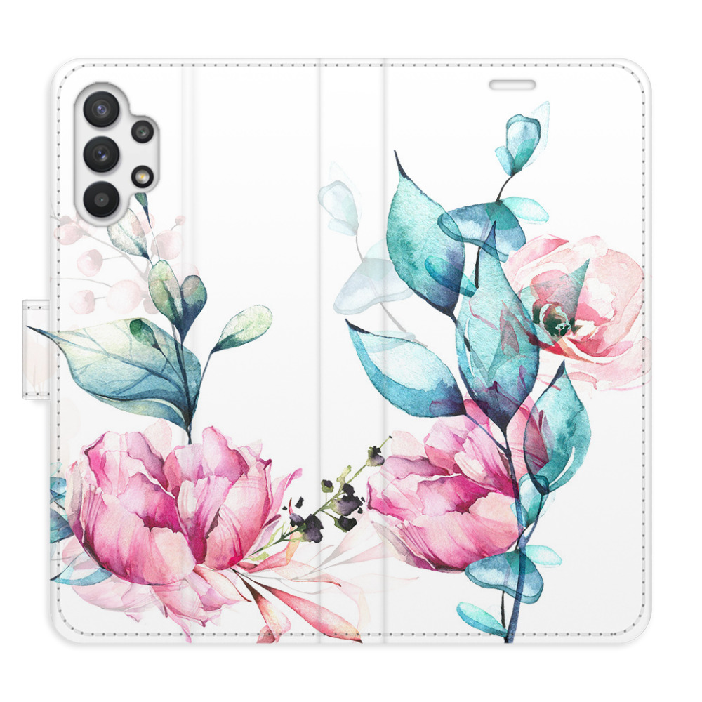 Flipové puzdro iSaprio - Beautiful Flower - Samsung Galaxy A32 5G