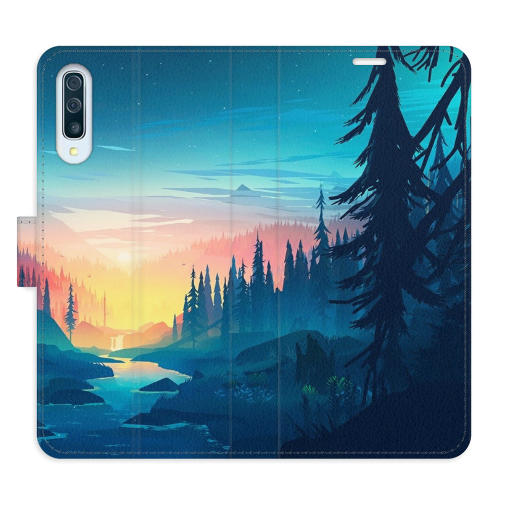 Flipové puzdro iSaprio - Magical Landscape - Samsung Galaxy A50