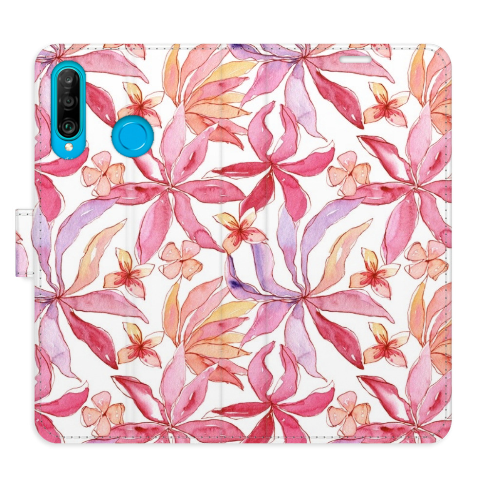 Flipové puzdro iSaprio - Flower Pattern 10 - Huawei P30 Lite
