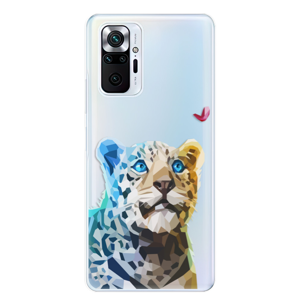 Odolné silikónové puzdro iSaprio - Leopard With Butterfly - Xiaomi Redmi Note 10 Pro