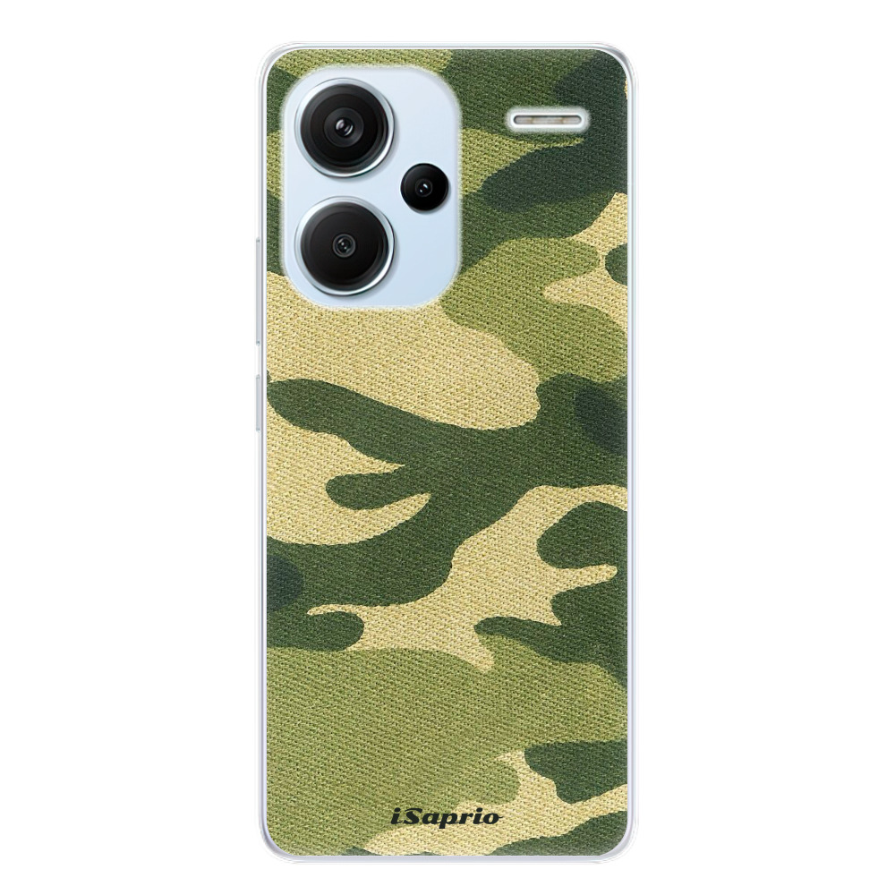 Odolné silikónové puzdro iSaprio - Green Camuflage 01 - Xiaomi Redmi Note 13 Pro+ 5G