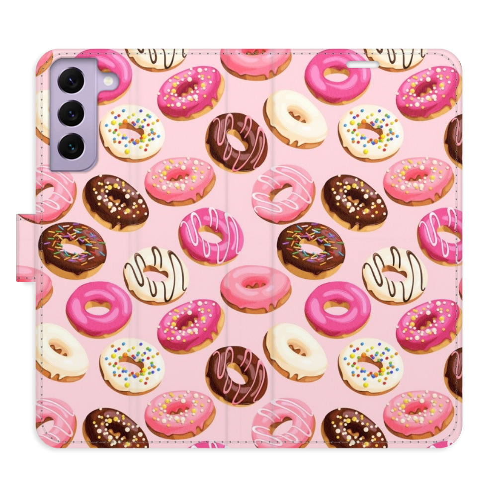 Flipové puzdro iSaprio - Donuts Pattern 03 - Samsung Galaxy S22 5G