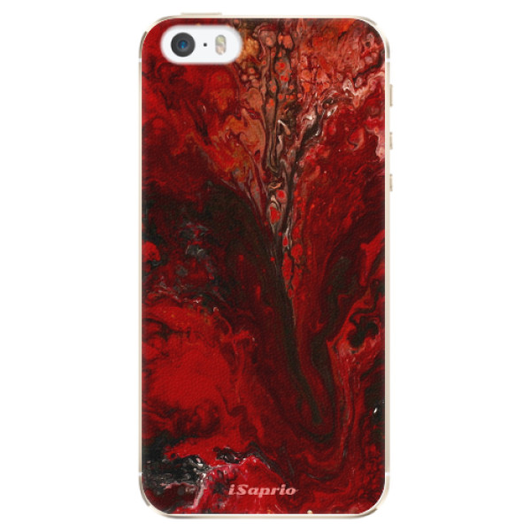 Plastové puzdro iSaprio - RedMarble 17 - iPhone 5/5S/SE