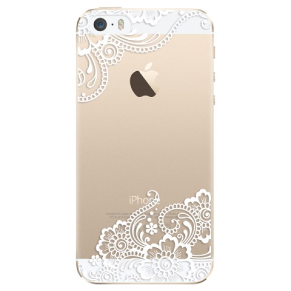 Plastové puzdro iSaprio - White Lace 02 - iPhone 5/5S/SE