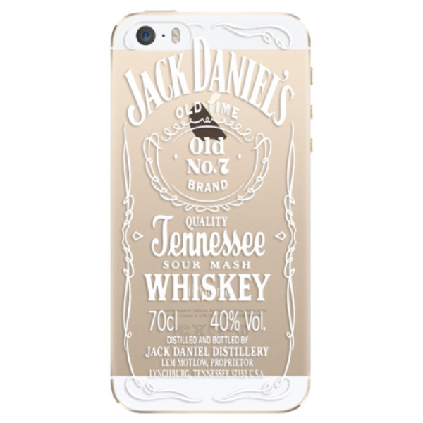 Plastové puzdro iSaprio - Transparent White Jack - iPhone 5/5S/SE