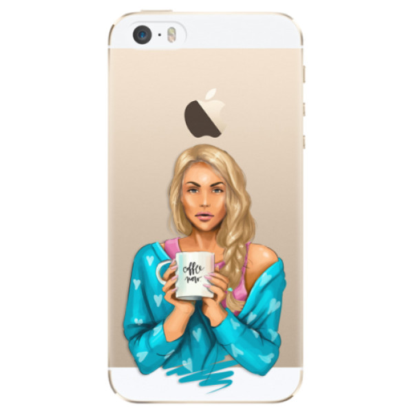Plastové puzdro iSaprio - Coffe Now - Blond - iPhone 5/5S/SE