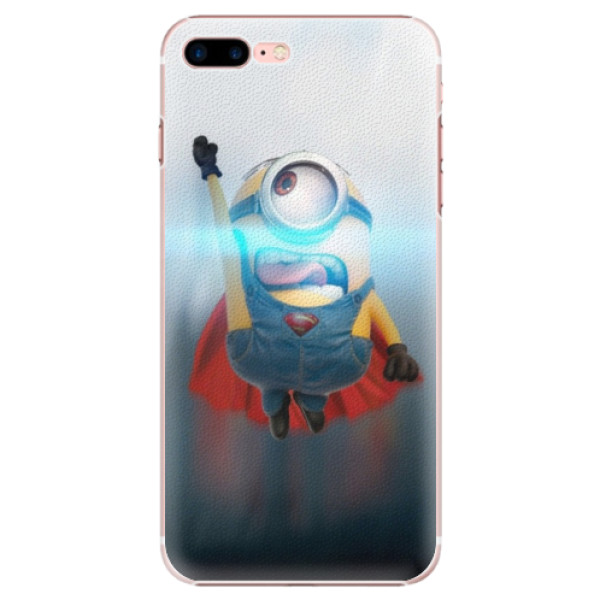Plastové puzdro iSaprio - Mimons Superman 02 - iPhone 7 Plus
