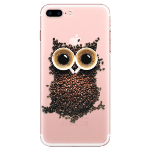 Plastové puzdro iSaprio - Owl And Coffee - iPhone 7 Plus