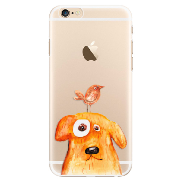 Plastové puzdro iSaprio - Dog And Bird - iPhone 6/6S