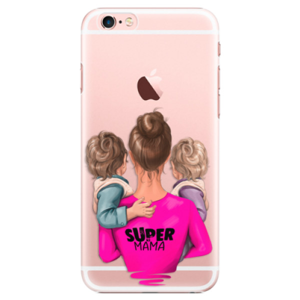 Plastové puzdro iSaprio - Super Mama - Two Boys - iPhone 6 Plus/6S Plus