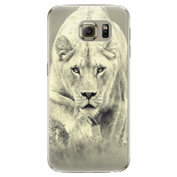 Plastové puzdro iSaprio - Lioness 01 - Samsung Galaxy S6