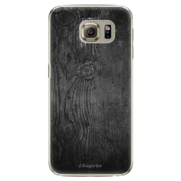 Plastové puzdro iSaprio - Black Wood 13 - Samsung Galaxy S6 Edge