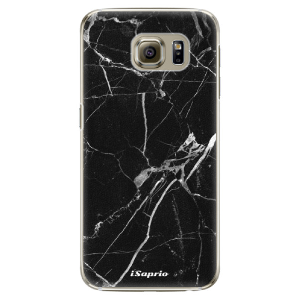Plastové puzdro iSaprio - Black Marble 18 - Samsung Galaxy S6 Edge