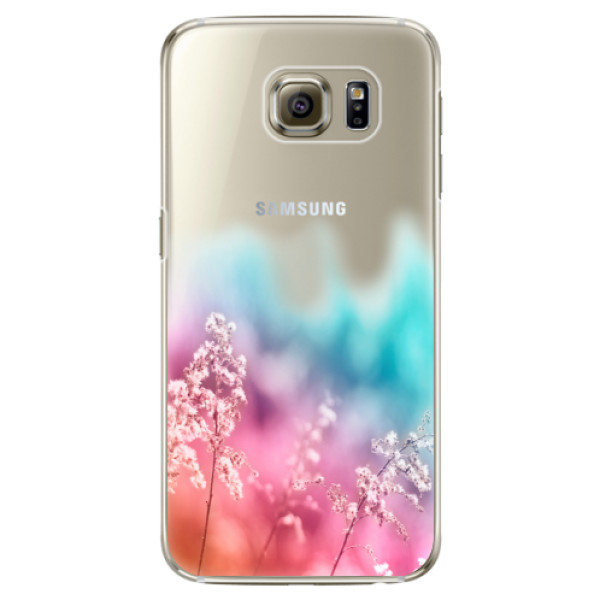 Plastové puzdro iSaprio - Rainbow Grass - Samsung Galaxy S6 Edge
