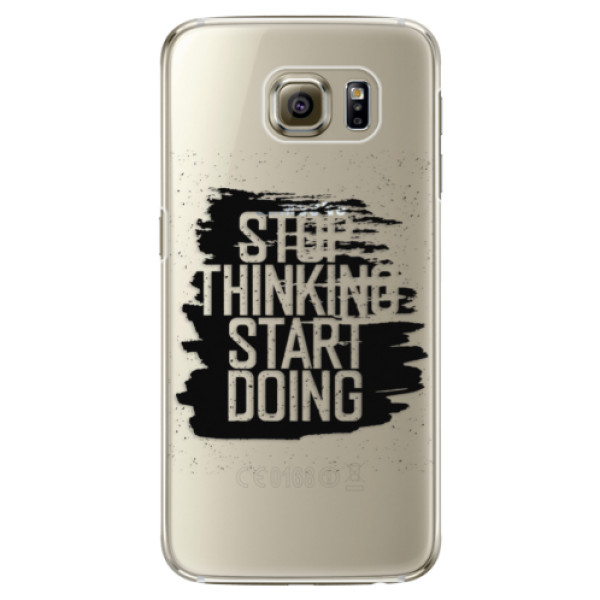 Plastové puzdro iSaprio - Start Doing - black - Samsung Galaxy S6 Edge