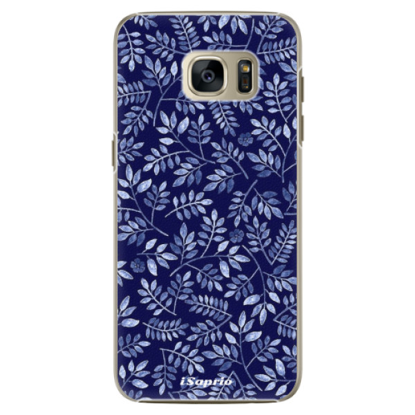 Plastové puzdro iSaprio - Blue Leaves 05 - Samsung Galaxy S7