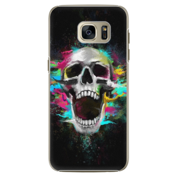 Plastové puzdro iSaprio - Skull in Colors - Samsung Galaxy S7