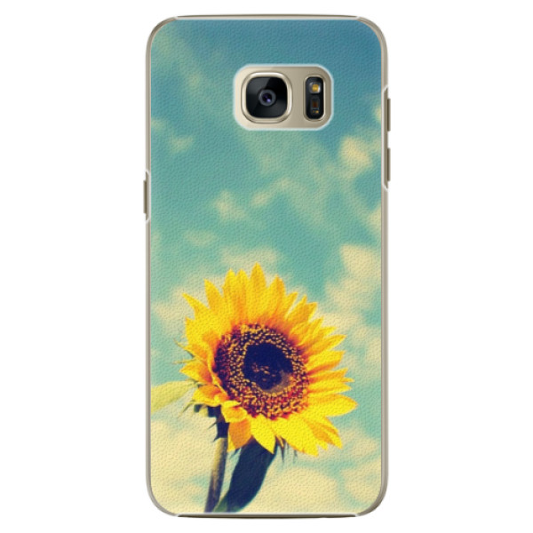 Plastové puzdro iSaprio - Sunflower 01 - Samsung Galaxy S7