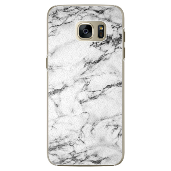 Plastové puzdro iSaprio - White Marble 01 - Samsung Galaxy S7