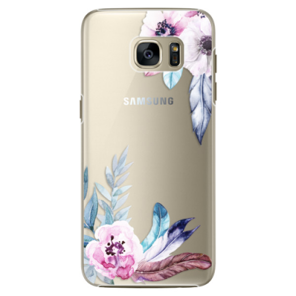 Plastové puzdro iSaprio - Flower Pattern 04 - Samsung Galaxy S7