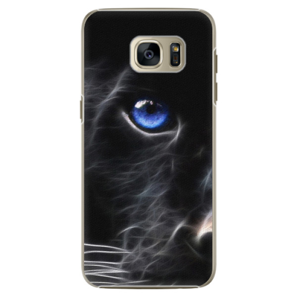 Plastové puzdro iSaprio - Black Puma - Samsung Galaxy S7