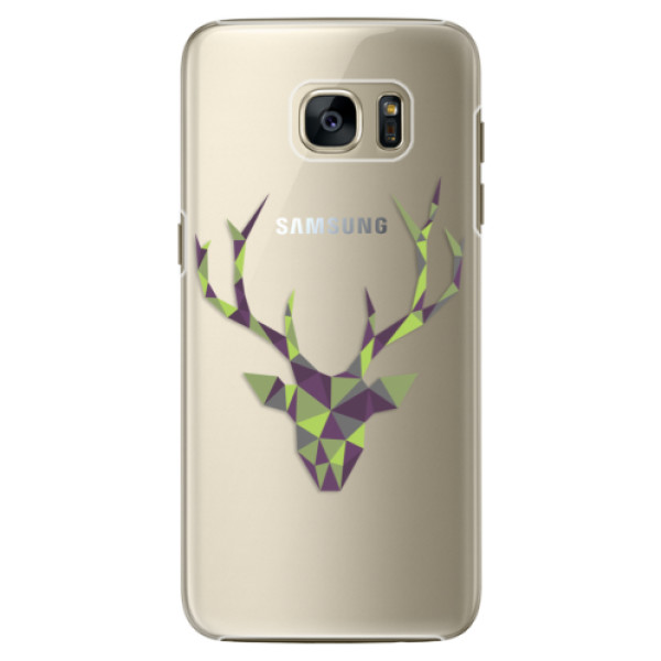 Plastové puzdro iSaprio - Deer Green - Samsung Galaxy S7