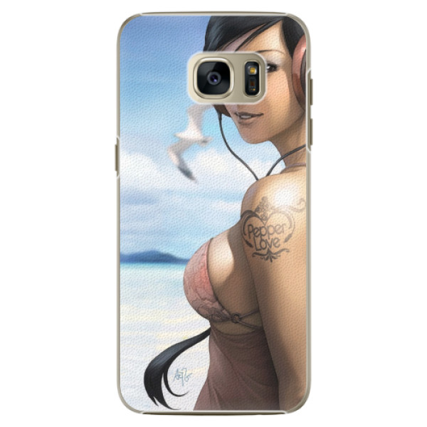 Plastové puzdro iSaprio - Girl 02 - Samsung Galaxy S7 Edge