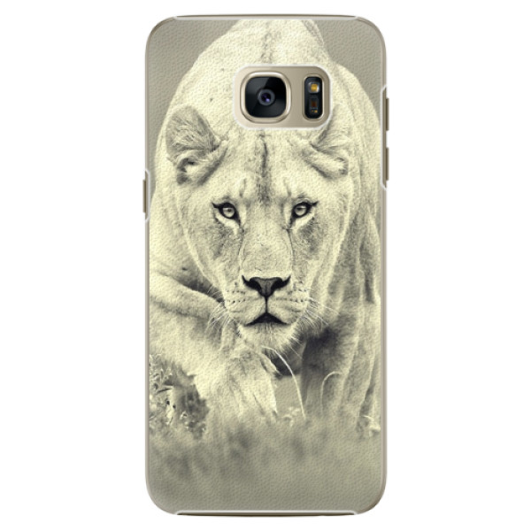 Plastové puzdro iSaprio - Lioness 01 - Samsung Galaxy S7 Edge