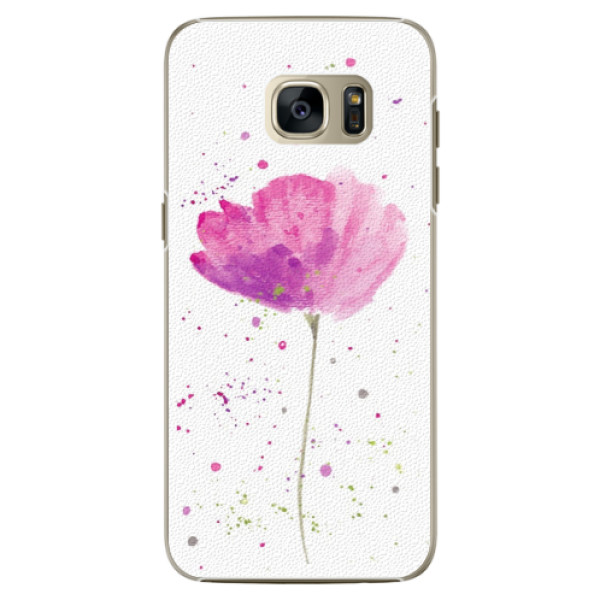 Plastové puzdro iSaprio - Poppies - Samsung Galaxy S7 Edge