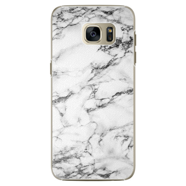 Plastové puzdro iSaprio - White Marble 01 - Samsung Galaxy S7 Edge