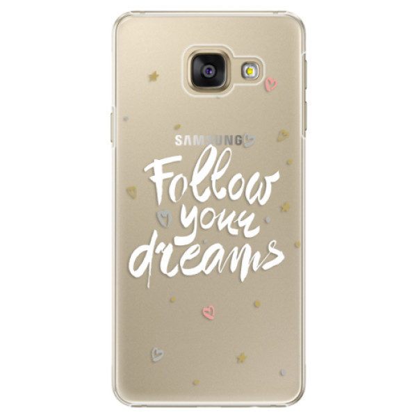 Plastové puzdro iSaprio - Follow Your Dreams - white - Samsung Galaxy A3 2016