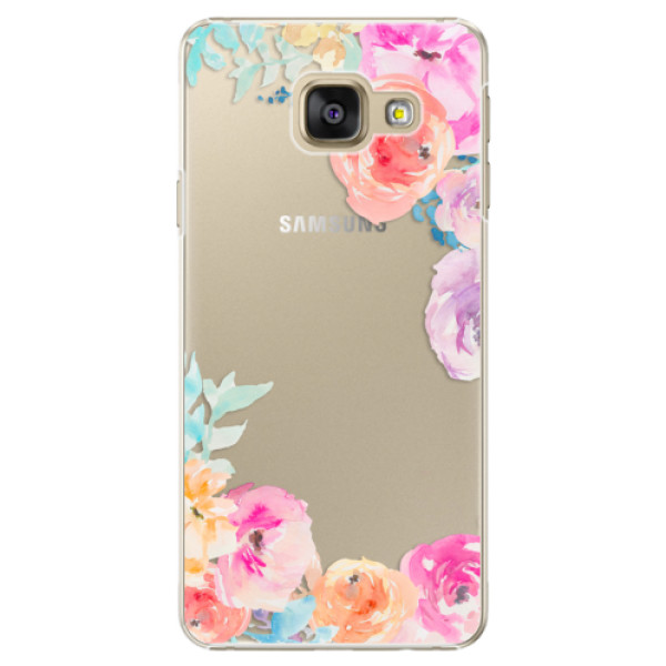 Plastové puzdro iSaprio - Flower Brush - Samsung Galaxy A3 2016