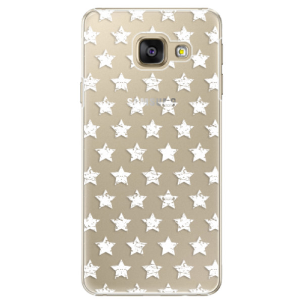 Plastové puzdro iSaprio - Stars Pattern - white - Samsung Galaxy A3 2016