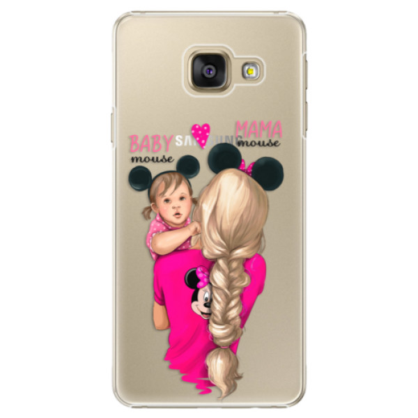 Plastové puzdro iSaprio - Mama Mouse Blond and Girl - Samsung Galaxy A3 2016