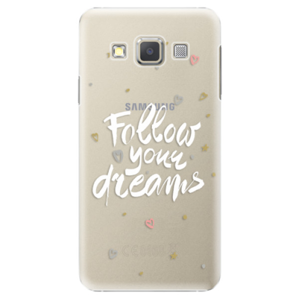 Plastové puzdro iSaprio - Follow Your Dreams - white - Samsung Galaxy A5