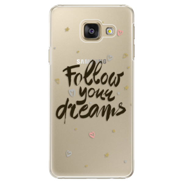Plastové puzdro iSaprio - Follow Your Dreams - black - Samsung Galaxy A5 2016