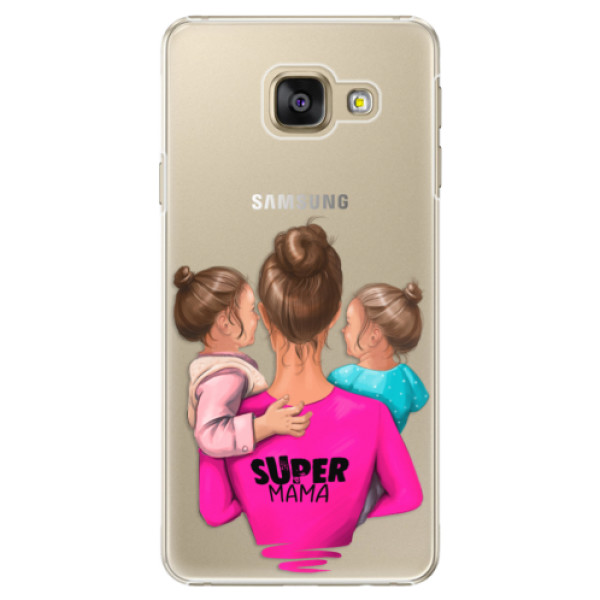 Plastové puzdro iSaprio - Super Mama - Two Girls - Samsung Galaxy A5 2016
