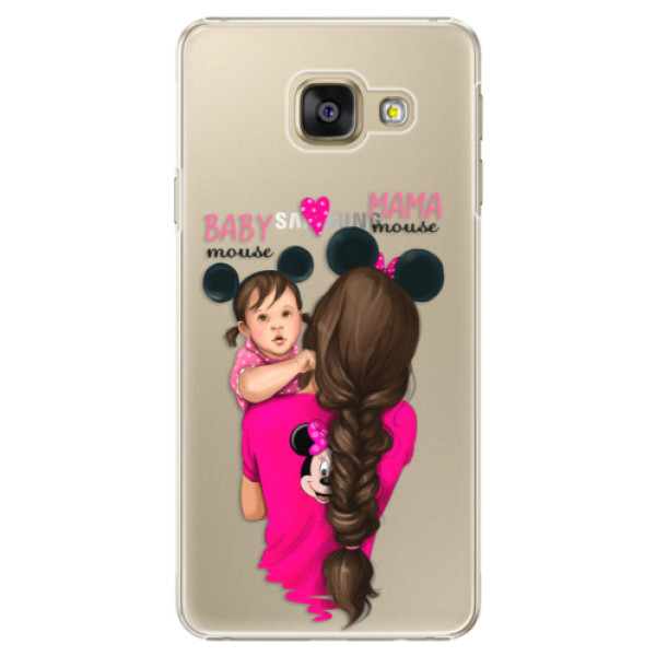 Plastové puzdro iSaprio - Mama Mouse Brunette and Girl - Samsung Galaxy A5 2016