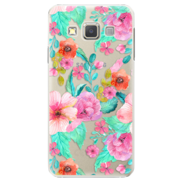 Plastové puzdro iSaprio - Flower Pattern 01 - Samsung Galaxy A7