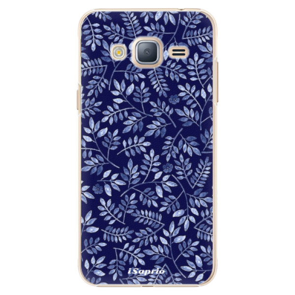 Plastové puzdro iSaprio - Blue Leaves 05 - Samsung Galaxy J3 2016