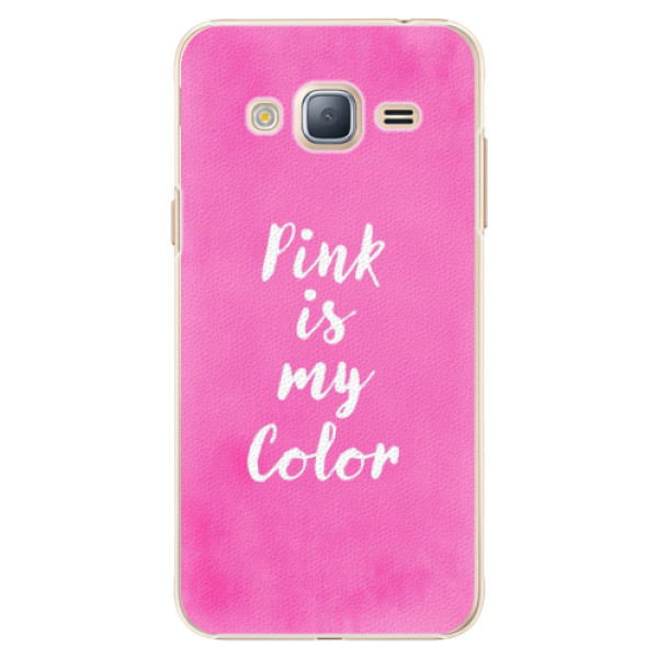 Plastové puzdro iSaprio - Pink is my color - Samsung Galaxy J3 2016