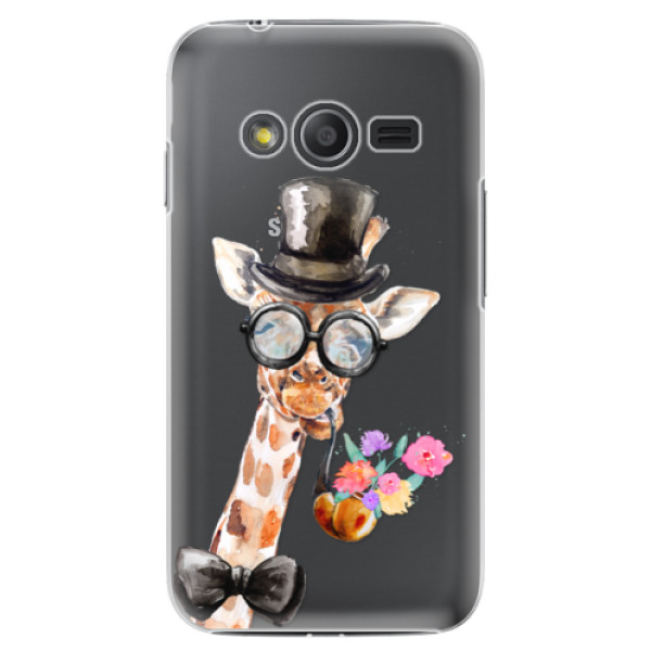 Plastové puzdro iSaprio - Sir Giraffe - Samsung Galaxy Trend 2 Lite