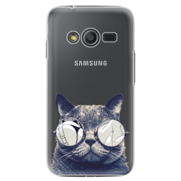 Plastové puzdro iSaprio - Crazy Cat 01 - Samsung Galaxy Trend 2 Lite