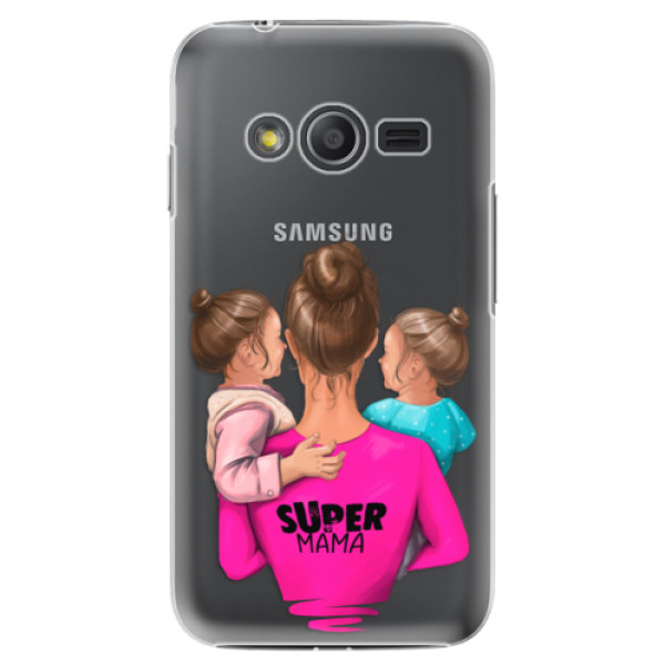 Plastové puzdro iSaprio - Super Mama - Two Girls - Samsung Galaxy Trend 2 Lite