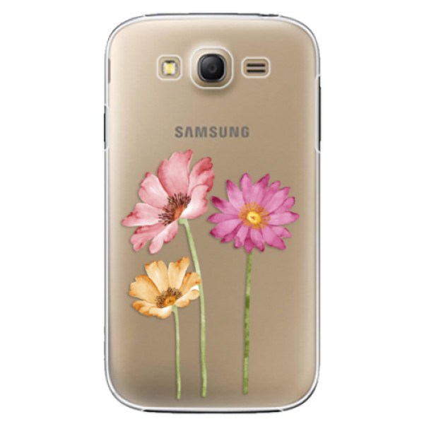 Plastové puzdro iSaprio - Three Flowers - Samsung Galaxy Grand Neo Plus