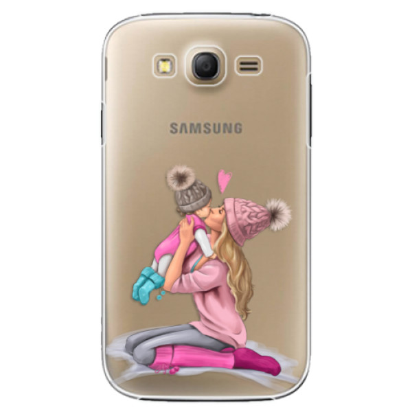 Plastové puzdro iSaprio - Kissing Mom - Blond and Girl - Samsung Galaxy Grand Neo Plus